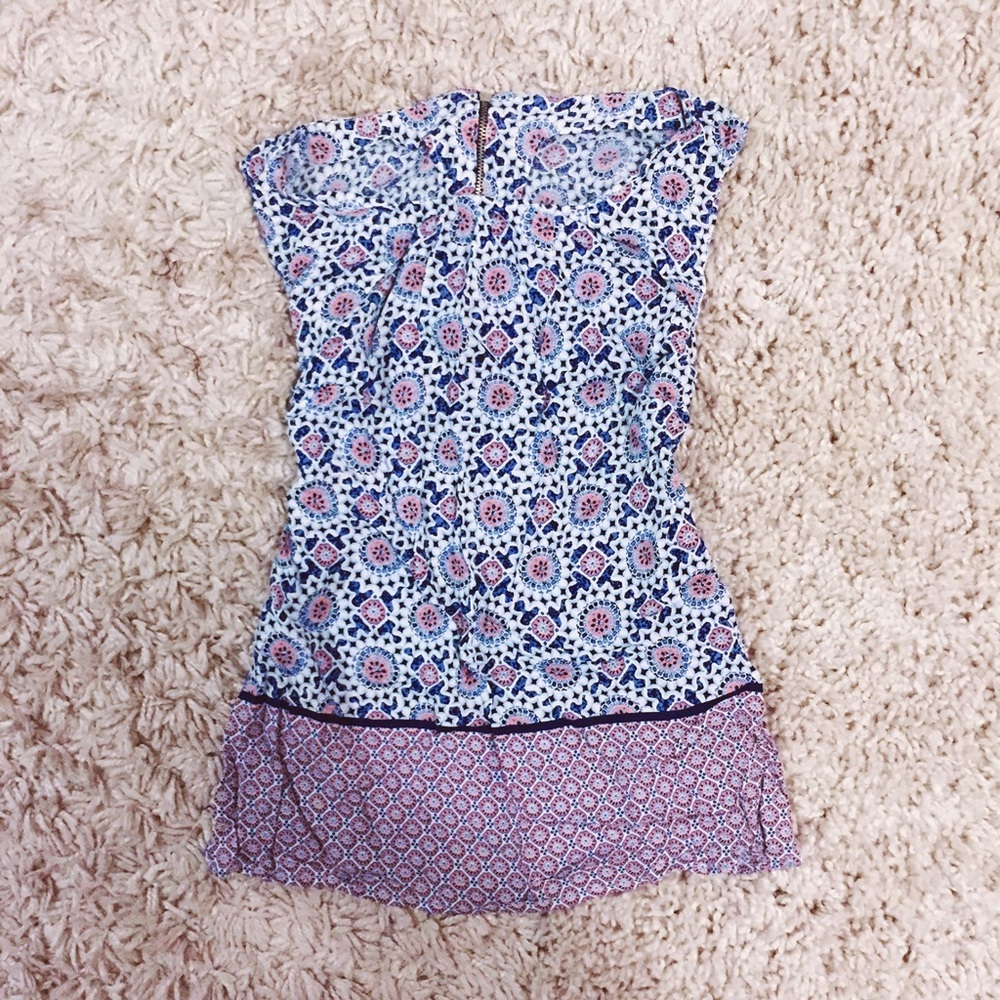 Floral mosaic exotic boho chic sleeveless top